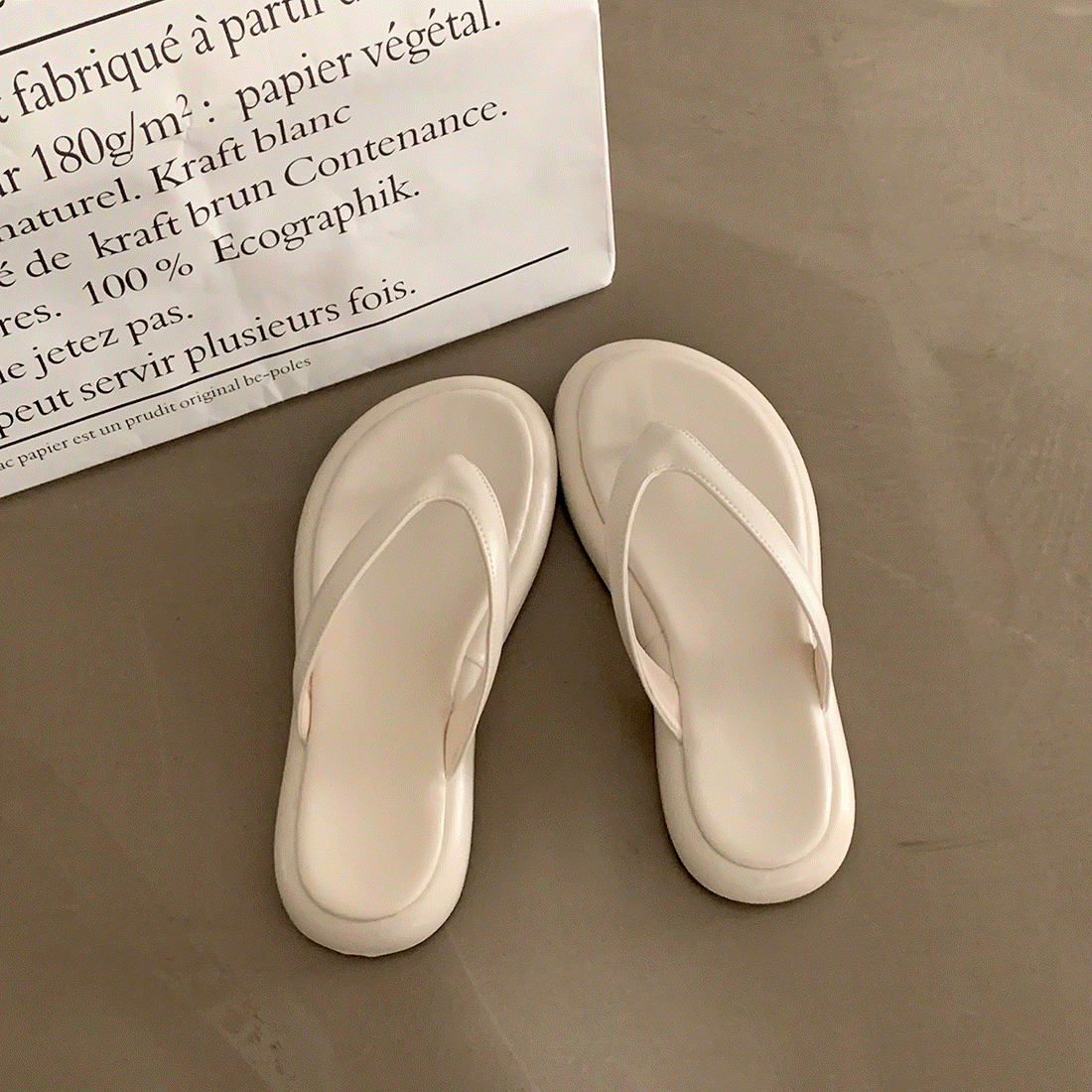 썸머 볼딩 쪼리 슬리퍼 샌들 - shoes